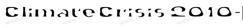 ClimateCrisis 2010字体转换